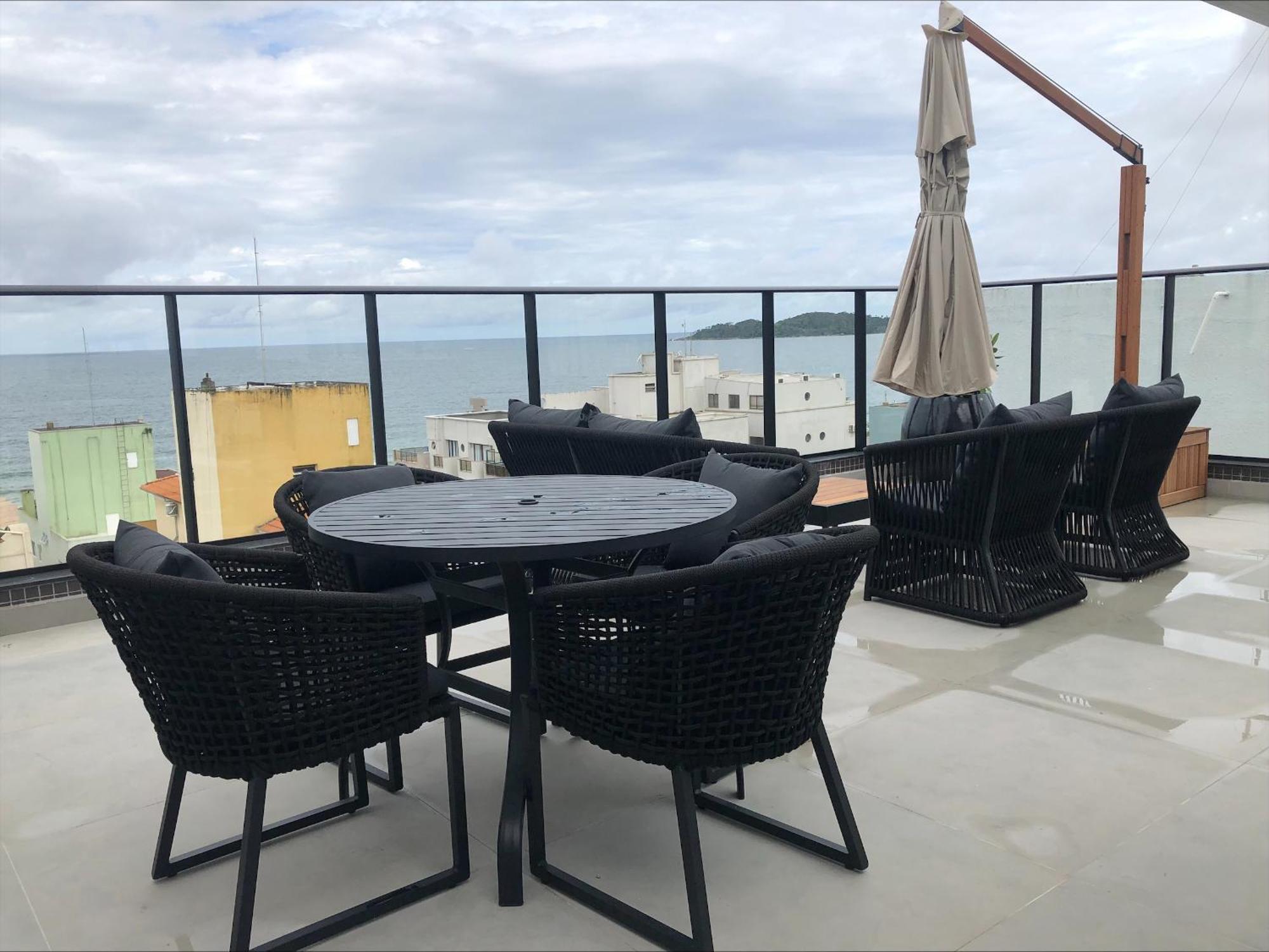 Departamento Con Vista Al Mar En Villa Francione 506 Bombinhas Exteriör bild
